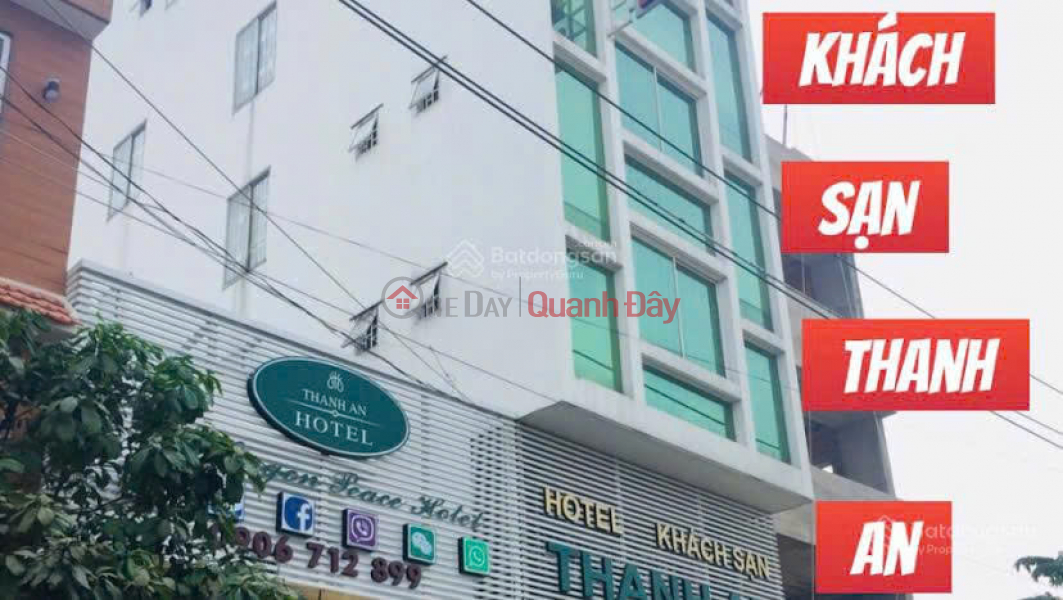 Bán khách sạn chính chủ DT 260m2 đúc 8 tầng đường Hiệp Thành 45, giá mềm 33 tỷ. Niêm yết bán