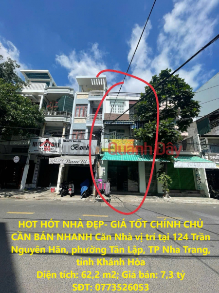 HOT HÓT NHÀ ĐẸP- GIÁ TỐT CHÍNH CHỦ CẦN BÁN NHANH Căn Nhà vị trí tại TP Nha Trang, tỉnh Khánh Hòa Niêm yết bán