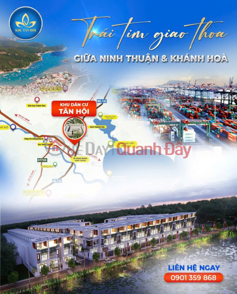 Sống đỉnh cao, nơi giao thoa giữa biển&thành phố! KDC Tân Hội nơi thiên nhiên và cuộc sống giao hòa.
Dự án Niêm yết bán