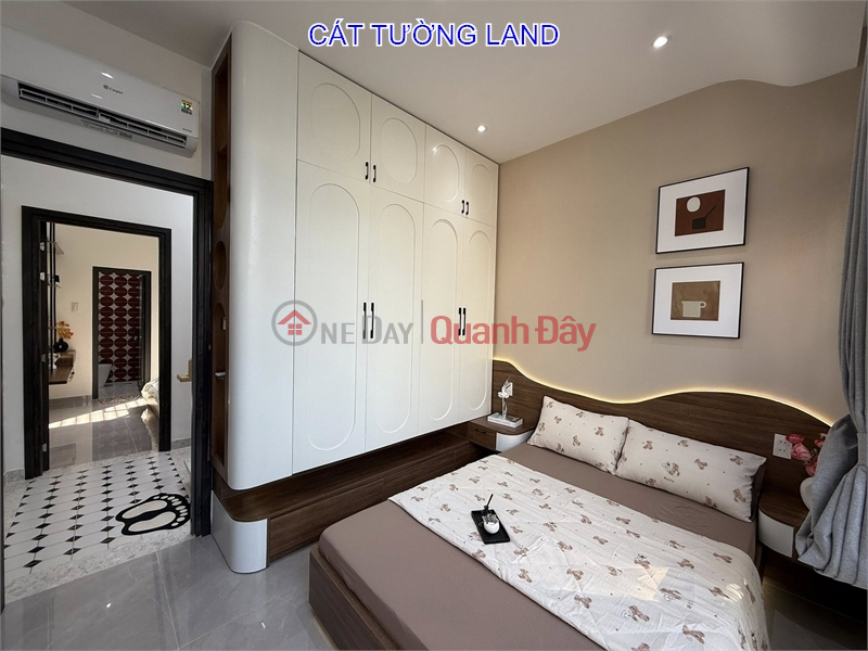 đ 4.8 Billion, New 2-storey house, 3 bedrooms, fully furnished - Near Lang Hoa Park, Nguyen Van Khoi, only 4.8 billion
