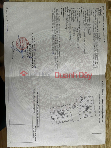 đ 2,5 tỷ | CHỦ CẦN TIỀN MUỐN BÁN CĂN CHUNG CƯ LỘC NINH-TT CHÚC SƠN-PHƯỜNG CHƯƠNG MỸ-HÀ NỘI