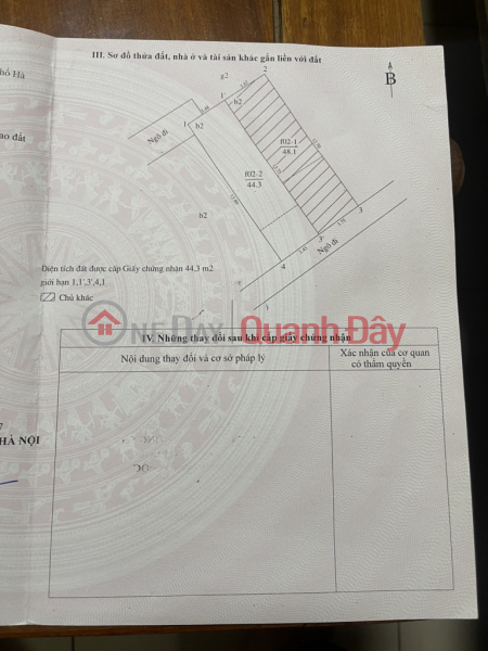 Property Search Vietnam | OneDay | Residential | Sales Listings | Thai Ha 45m2 rare street, corner lot 2 airy, car 5m away