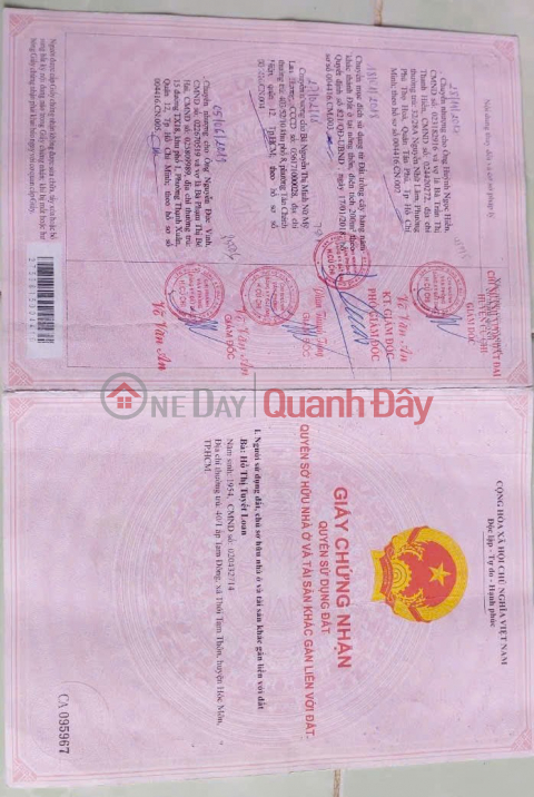 HOT HOT – OWNER NEEDS TO SELL LAND IN A PRIME LOCATION IN THAI MY COMMUNE, CU CHI DISTRICT, HO CHI MINH CITY _0