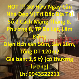 HOT !!! Sở Hữu Ngay Căn Nhà Đẹp Vị Trí Đắc Địa Tại TP Đà Lạt, Lâm Đồng _0