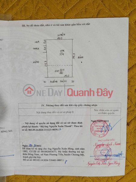 Property Search Vietnam | OneDay | Residential, Sales Listings Urgent sale of land lot 534m, clear road for cars, hunting for beautiful level 4 house, 2.2 billion Nam Phuong Tien