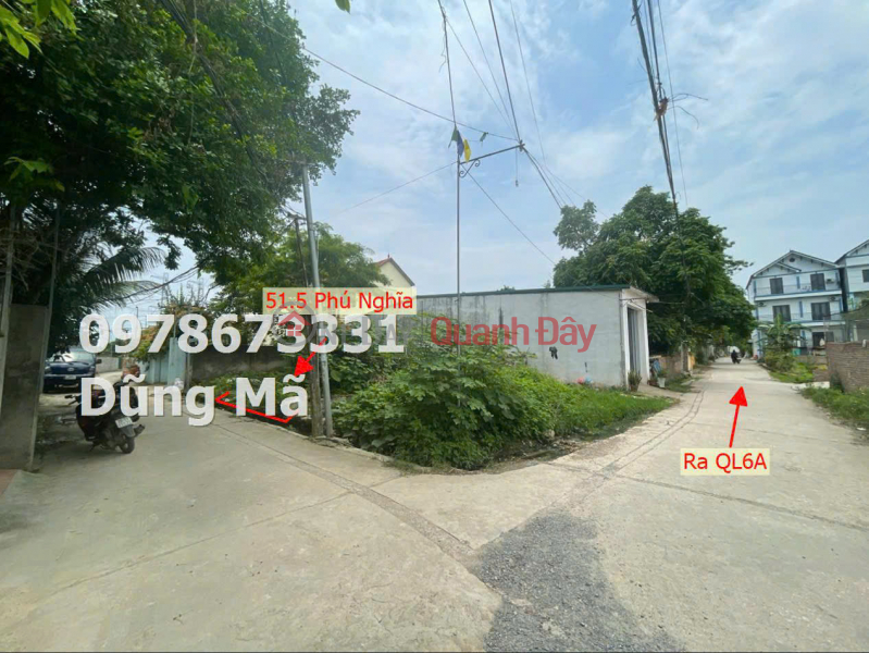 LAND LOT FOR SALE 51.5M NEAR PHU NGHI-CHUONG MY INDUSTRIAL PARK Sales Listings