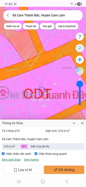 ĐẤT ĐẸP - GIÁ ĐẦU TƯ - Cần Bán Lô Đất Tại Xã Cam Thành Bắc, Cam Lâm, Khánh Hòa Niêm yết bán