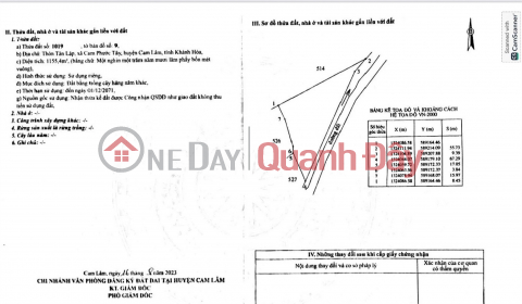 ĐẤT ĐẸP - ĐẦU TƯ SINH LỜI - Chính Chủ Bán Lô Đất Mặt Tiền Xã Cam Phước Tây, Cam Lâm, Khánh Hoà _0
