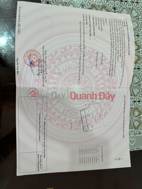 Selling a 126m2 plot of land (5m frontage, river view) located in Hamlet 3, Tien Phong Commune, Quang Yen District, Quang Ninh Province. _0