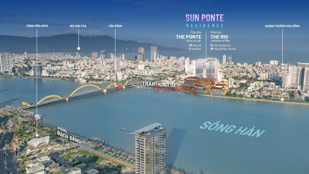 Property Search Vietnam | OneDay | Nhà ở, Niêm yết bán Căn hộ cao cấp Dual Key Sun Ponte Residence Đà Nẵng