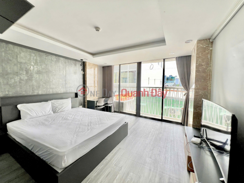 Clean studio apartment for rent, fully furnished with modern furniture, pets allowed right at Vo Van Kiet, Son Tra Rental Listings