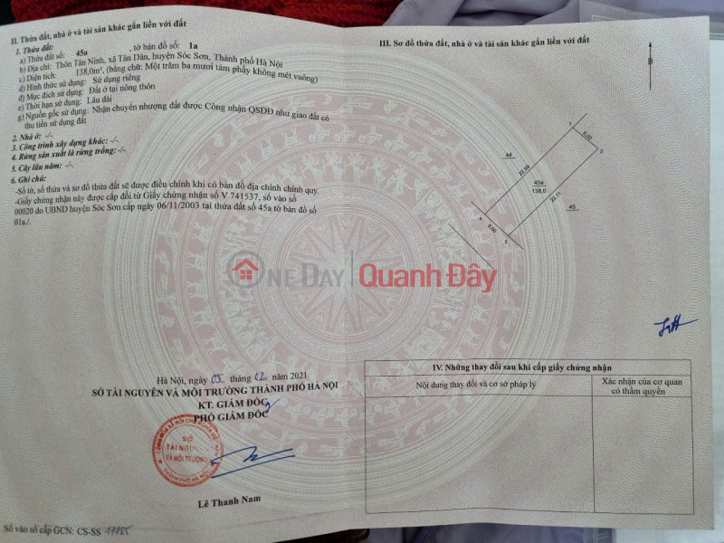 GOLDEN LAND LOT - CHEAP PRICE ONLY 45 MILLION\\/m2 - 11M WIDE ASPHALT ROAD - TOP BUSINESS Sales Listings