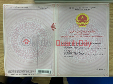 HOUSE FOR SALE BY OWNER - 80D Phan Van Hon, Xuan Thoi Thuong, Hoc Mon District, HCMC _0