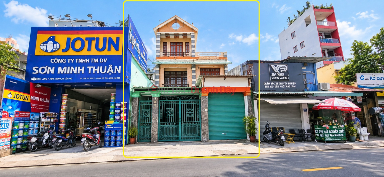 House for rent on Binh Long Street, 261m², 3 floors, 9m frontage - near the intersection. | Vietnam | Rental | đ 49 Million/ month
