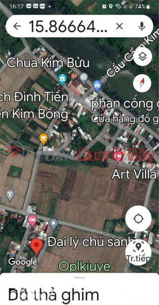 ĐẤT ĐẸP - Chính Chủ Cần Bán Lô Đất View Lúa, Huớng Đông, hiếm có tại Cẩm Kim, Hội An, Quảng Nam | Việt Nam Bán | ₫ 1,43 tỷ