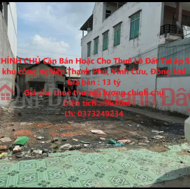 OWNER Needs to Sell or Rent a Land Lot in Hamlet 5, Thanh Phu Industrial Park, Vinh Cuu, Dong Nai _0