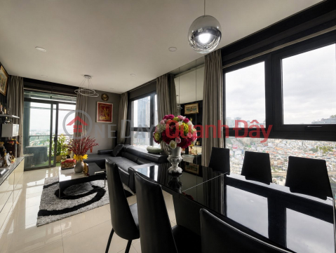 Apartment for sale at Pearl Plaza - Corner unit, 3 bedrooms, 122.31m2, view of Landmark 81 and Saigon River, ownership certificate available. _0