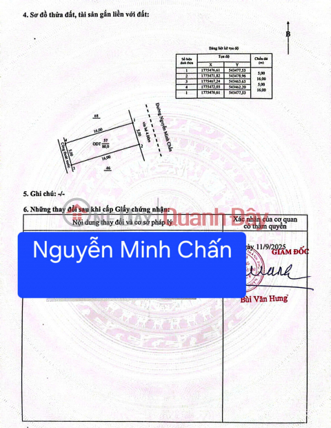 Land on Nguyen Minh Chan street, 7.5m wide - Near Duy Tan University. _0
