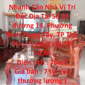 GENUINE FOR SALE Fast House with Prime Location In Thu Duc City- HCM City _0