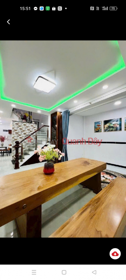 Giảm tiếp 150 triệu còn 4,1 tỷ nhà Lê Văn Thọ Gò Vấp 42m2, 2 tầng , hẻm xe tải, tiện ích xung quanh không _0