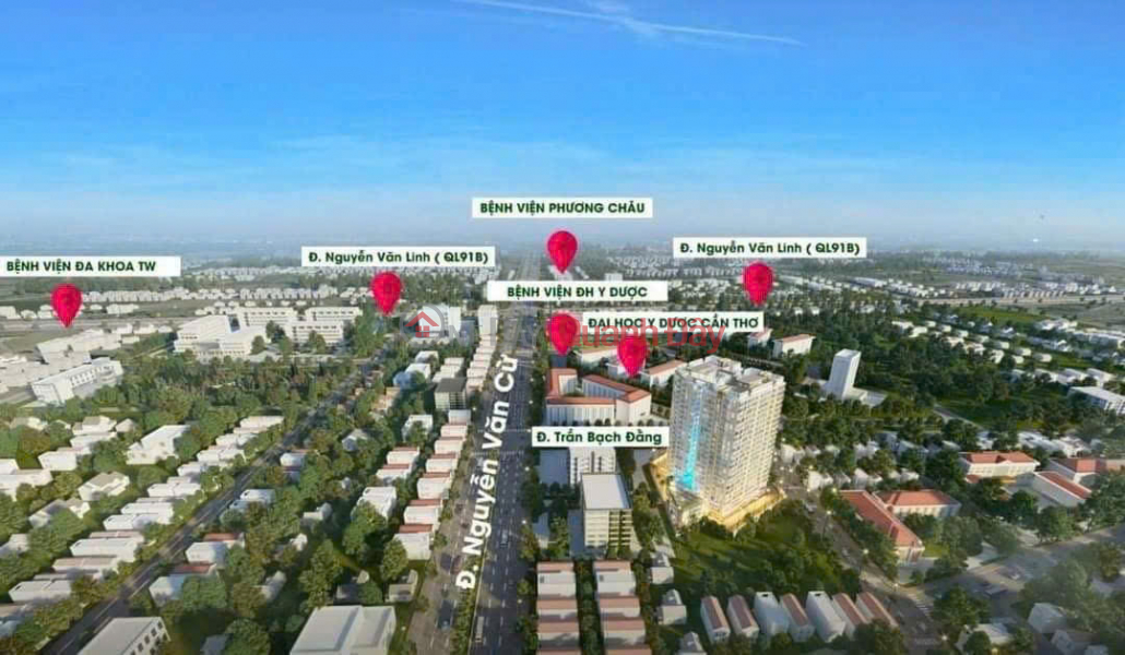 đ 2,06 tỷ THIÊN QUÂN MARINA PLAZA – Chung cư tháp đôi 23 tầng hiếm hoi được phê duyệt cao tầng tại Ninh Kiều
