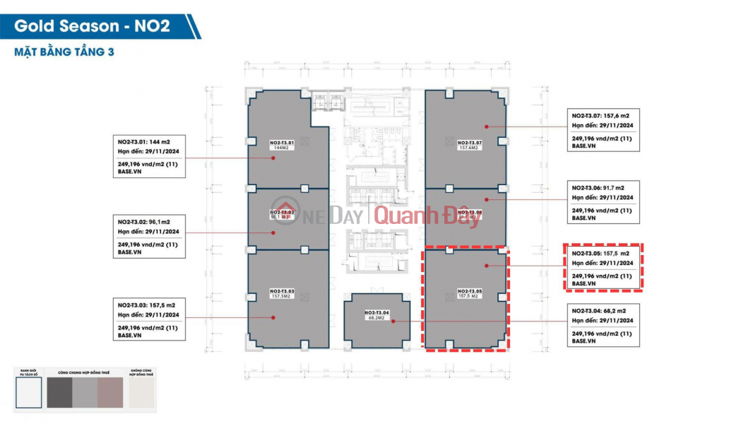 Selling corner lot of office floor 157.5m2 - Long-term ownership the best in Thanh Xuan district, rent 470 million\\/year | Vietnam, Sales, đ 7.25 Billion