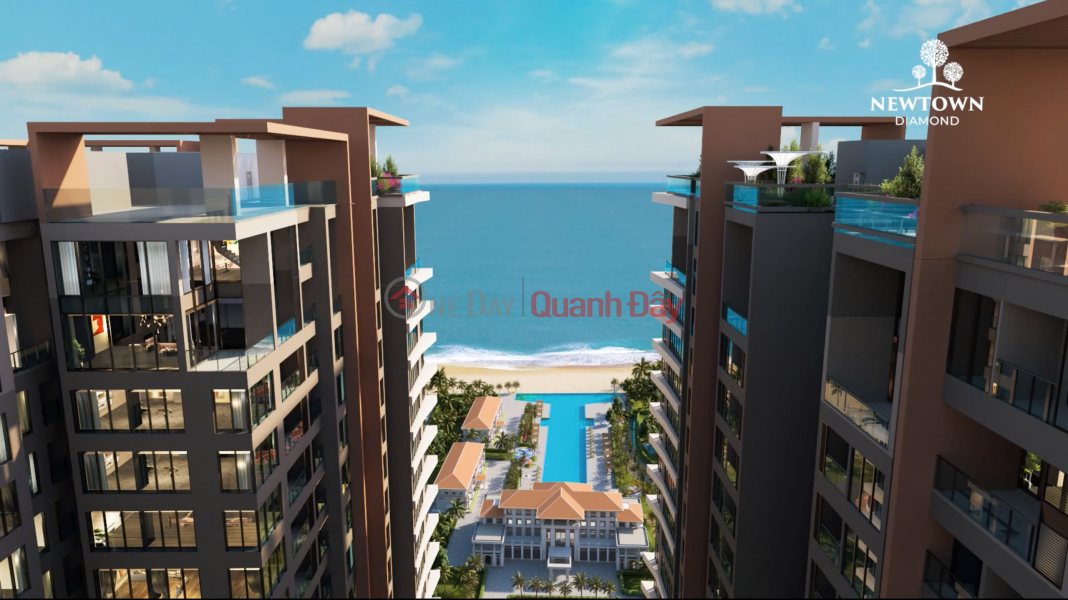 đ 4.6 Billion 2 bedroom apartment for sale with sea view in Da Nang, price 4.6 billion