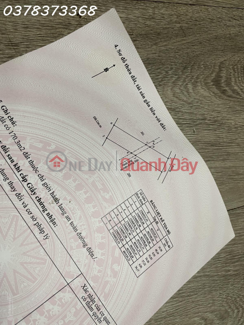 Urgent sale of land in Tan Binh, Dak Doa, 3.6 billion VND, 2500m2, full legal documents, East facing. _0