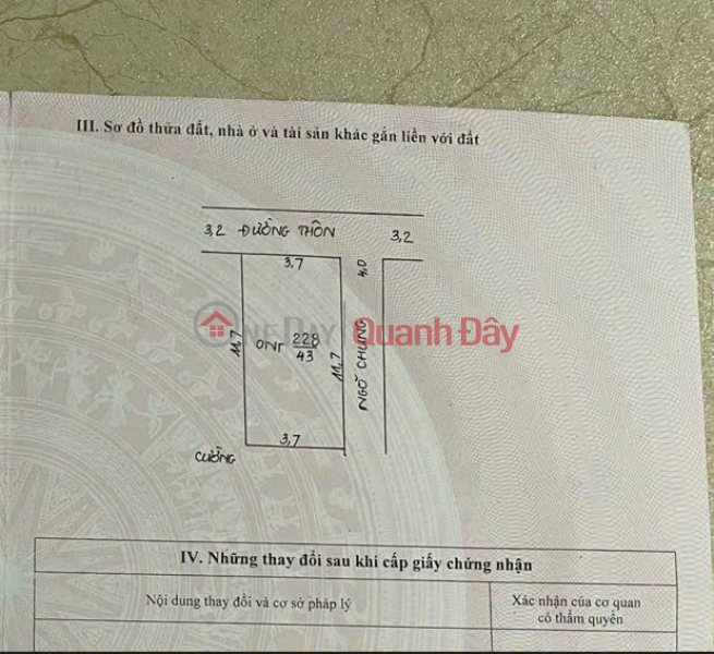 Land in Dong Phuong Yen near Highway 6, beautiful price, only slightly over 1.x billion - Corner lot with 2 sparkling frontages in Dong Phuong Yen Sales Listings