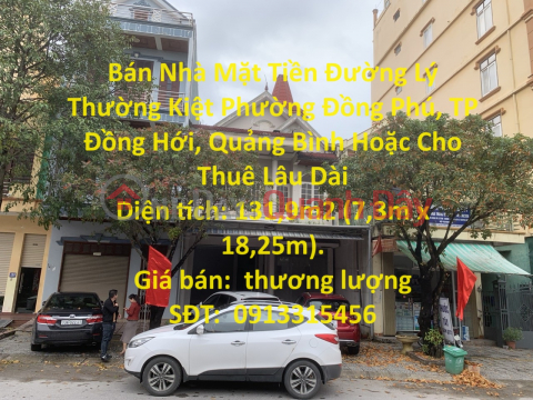 House for sale frontage on Ly Thuong Kiet Street, Dong Phu Ward, Dong Hoi City, Quang Binh or Long-term Rent _0
