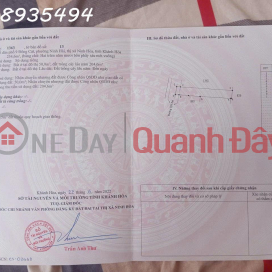 Hàng hiếm tại Phường Ninh Hải, Thị xã Ninh Hòa, Khánh Hòa, DT 254.6 m2, giá đầu tư _0