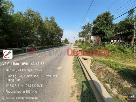 The owner is selling land in Tuyen Hoa, Quang Binh. _0