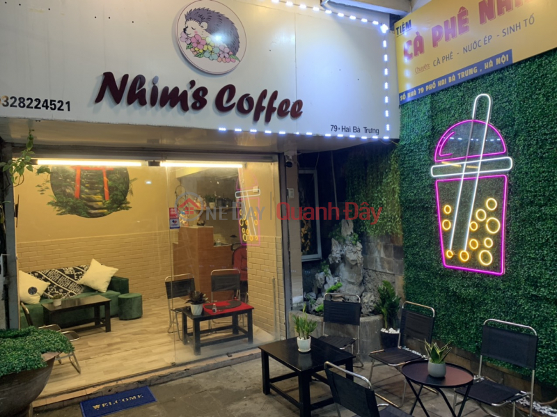 quán cafe 79 hai bà trưng (mặt đường) gần ngã tư lê duẩn cửa nam Niêm yết cho thuê