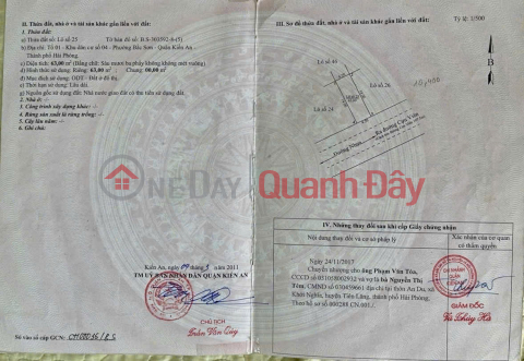 Chủ cần bán lô đất tuyến 2 đường Cựu Viên - Bắc Sơn, Kiến An - Kinh doanh buôn bán cực tốt _0