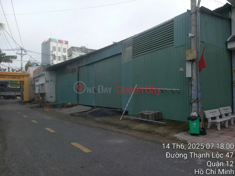 Bán đất sẵn xưởng đang cho thuê tại mặt đường Hà Huy Giáp - Quận 12 - TP. Hồ Chí Minh, Việt Nam Bán đ 47,22 tỷ