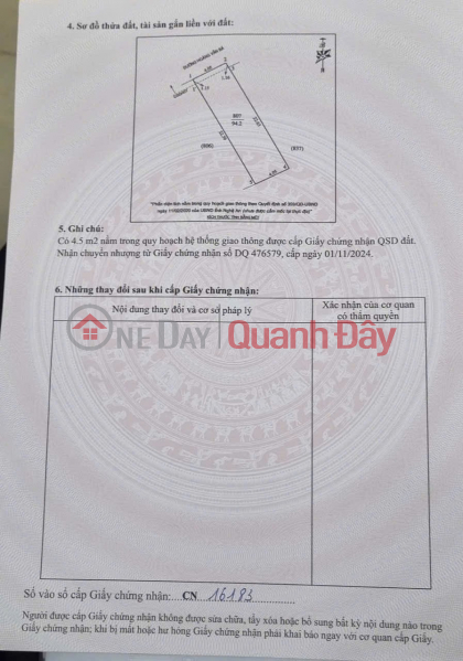 Property Search Vietnam | OneDay | Residential Sales Listings, LAND OWNED BY THE OWNER - GOOD PRICE - LAND FOR SALE IN HOA TIEN BLOCK, HUNG LOC WARD, VINH CITY, NGHE AN PROVINCE