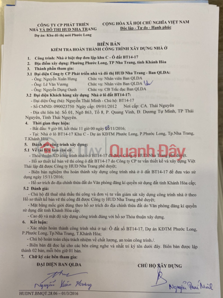 đ 11 tỷ | CC CẦN BÁN: (BIỆT THỰ 4 TẦNG SONG LẬP) ĐỊA CHỈ: KHU ĐÔ THỊ PHƯỚC LONG A, PHƯỜNG PHƯỚC LONG, NHA TRANG, KHÁNH