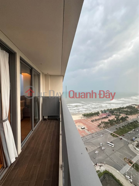 Secure a direct My Khe Beach-facing Wyndham Soleil apartment for 2.6 billion VND; take possession upon 70% payment—fully furnished., Vietnam, Sales đ 3.59 Billion