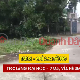 Resettlement land in Da Nang University Village - 150m² (5x30) - Only 2.9 billion VND - Plot with 2 street frontages Resettlement land in Da Nang University Village - 150m² (5x30) - Only 2.9 billion VND - Plot with 2 street frontages _0