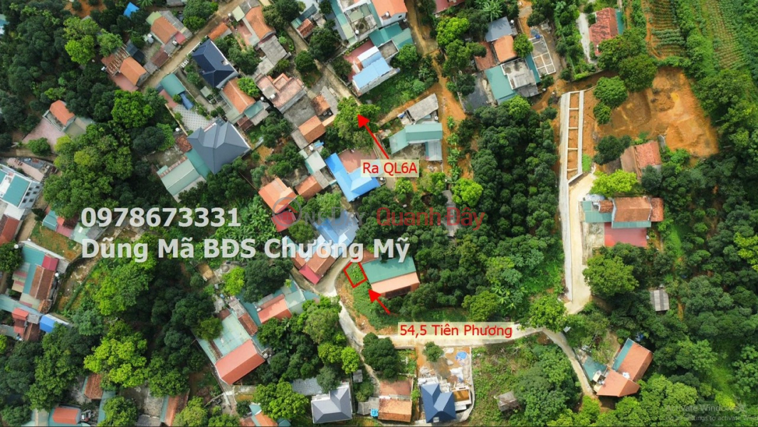 PRICE ONLY 1TY350 TO OWN A LOT OF LAND BOUNDING CHUC SON TOWN-CHUONG MY Sales Listings