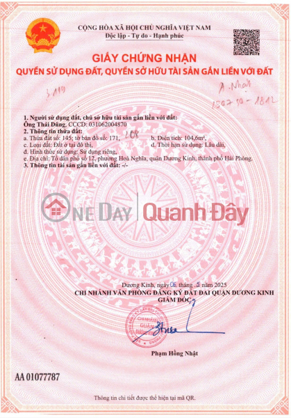 , Làm ơn chọn, Nhà ở, Niêm yết bán đ 1,38 tỷ