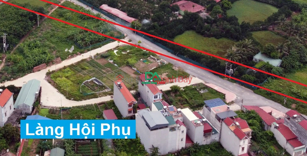 Khu đất đấu giá X1 thôn hội Phụ xã Đông Hội huyên Đông Anh TP Hà Nội Niêm yết bán