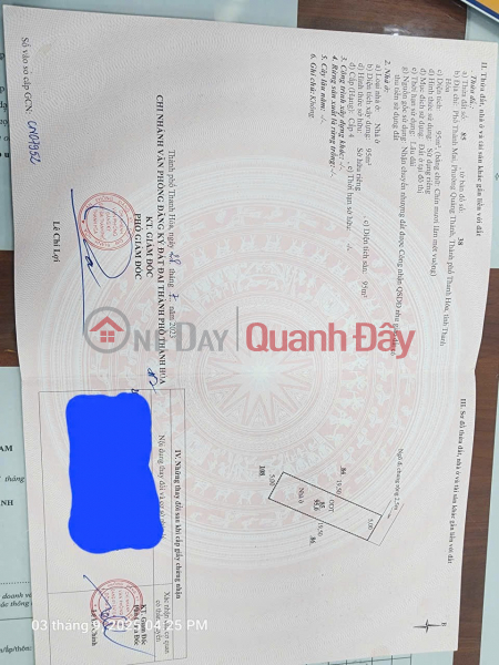 Property Search Vietnam | OneDay | Nhà ở Niêm yết bán, Nhà Đẹp - Giá Tốt - Chính Chủ Bán dãy nhà trọ Tại Phường Quảng Thành, TP. Thanh Hóa, Thanh Hóa