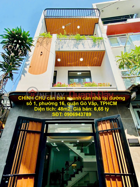 NHÀ VỊ TRÍ ĐẸP - GIÁ CHIA LỘC CHÍNH CHỦ cần bán nhanh căn nhà tại quận Gò Vấp, TPHCM _0
