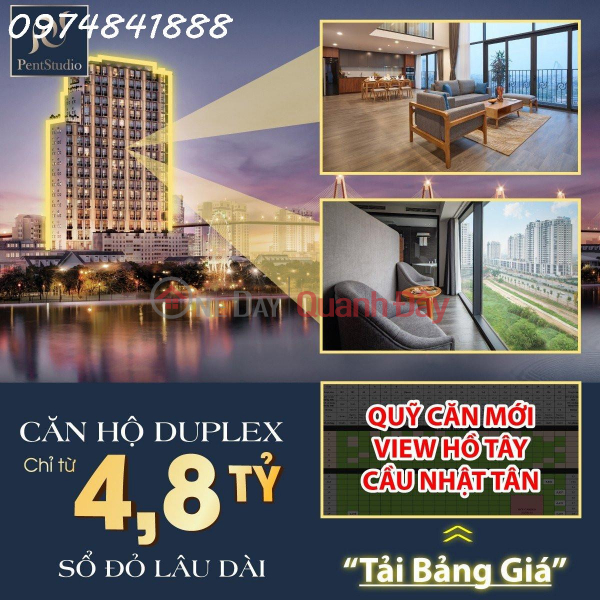 Property Search Vietnam | OneDay | Residential | Sales Listings | Selling some diplomatic apartments of PentStudio 699 Lac Long Quan project (adjacent to Lotte Mall)