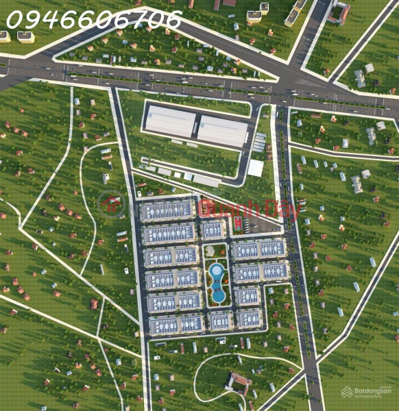 Land plot for sale in Dong Nam Residence urban area project, Dong Khe, Thanh Hoa, area 126m2, investment price. Sales Listings