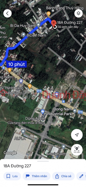 Property Search Vietnam | OneDay | Nhà ở | Niêm yết bán | CHÍNH CHỦ CẦN BÁN NHANH 2 LÔ ĐẤT đẹp tại huyện Củ Chi, TPHCM