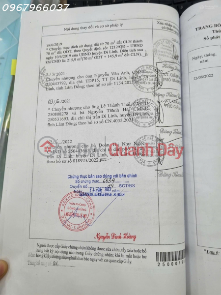 đ 2 Billion | Private house for sale in alley 74 Tran Phu, 2 billion, 215.9m2, 1 bedroom, 1 bathroom