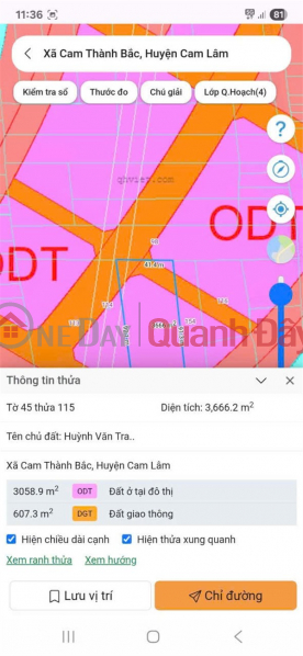 GOOD LOCATION - PROFITABLE INVESTMENT - Land for Sale in Cam Thanh Bac Commune, Cam Lam, Khanh Hoa Sales Listings