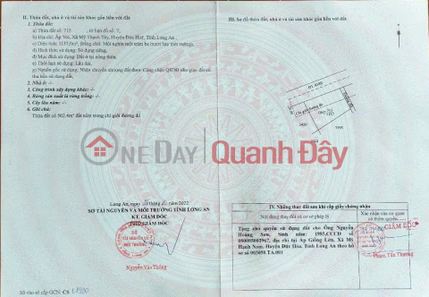 HOT ĐẤT ĐẸP- GIÁ TỐT CHÍNH CHỦ CẦN BÁN GẤP LÔ ĐẤT TIỀM NĂNG tại huyện Đức Huệ, tỉnh Long An _0